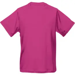 Polyester Promo T-shirt Bright Pink Front